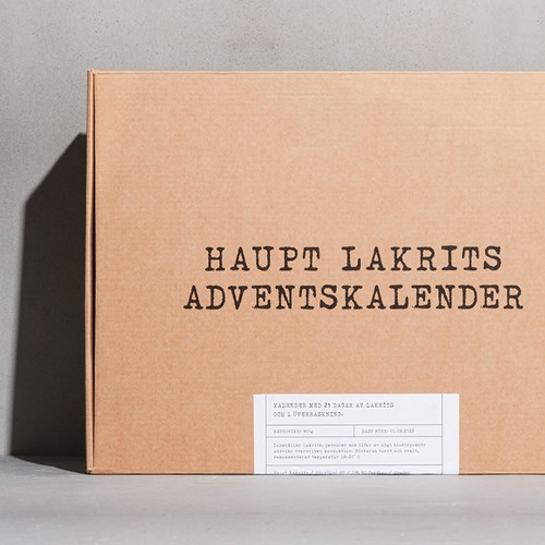 Adventskalender med lakrits 2021 - Haupt