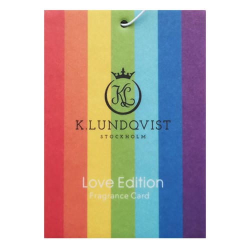 Bildoft / Garderobsdoft - K. Lundqvist (Special), Love Edition (regnbåge)