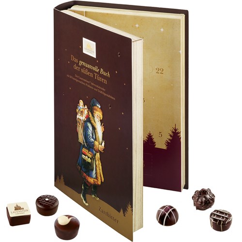 Adventskalender Bok - Mörk choklad, 2021